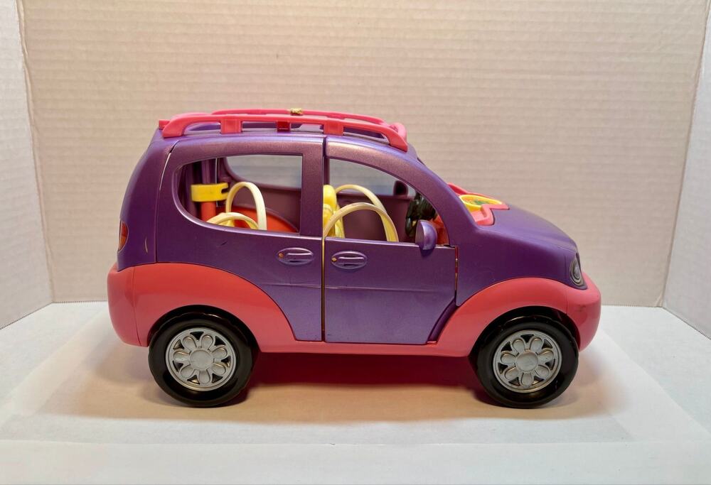 Fisher Price Loving Family SUV Pink Purple 2004 Van Car